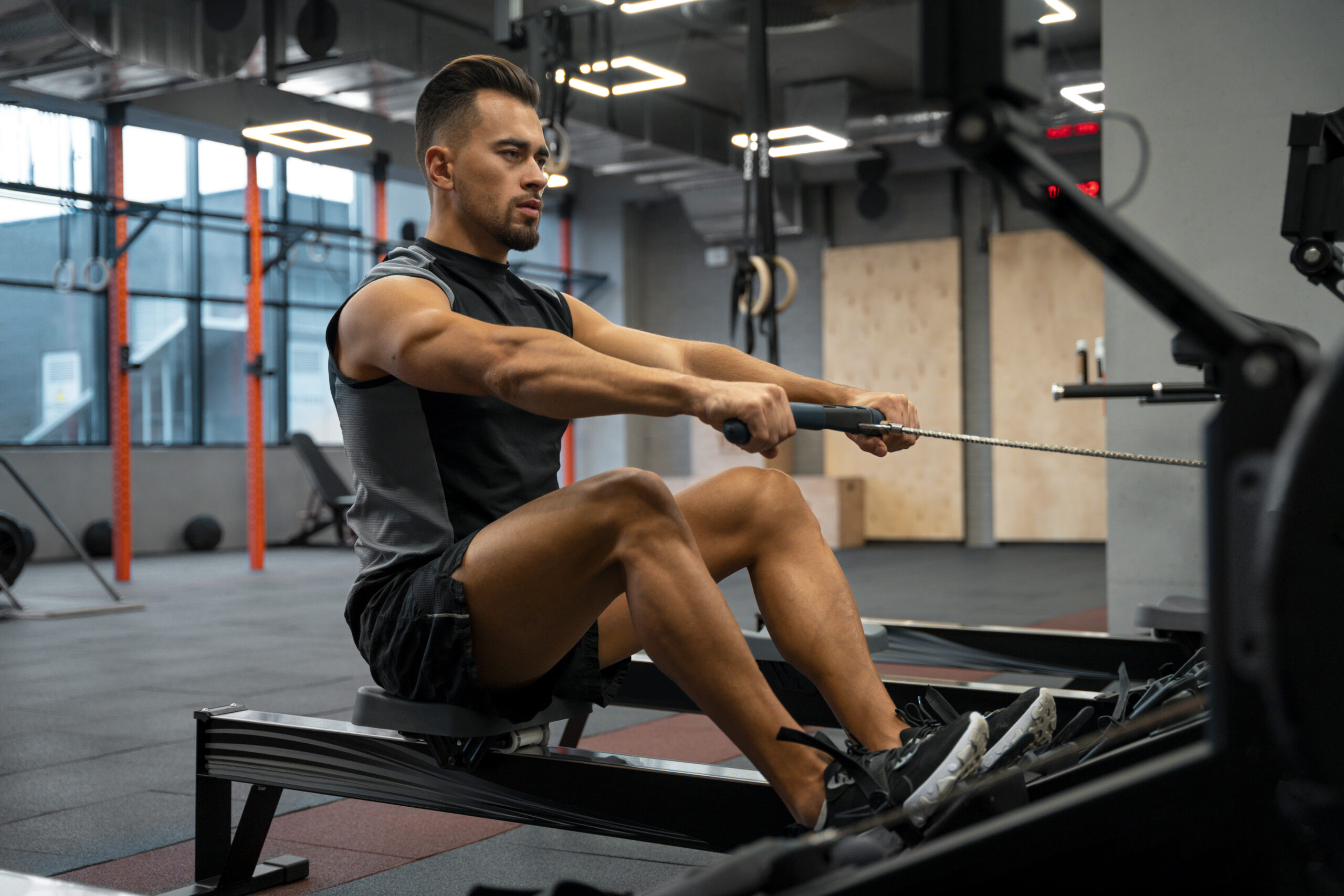person doing workouts at the gym - frequency to determine