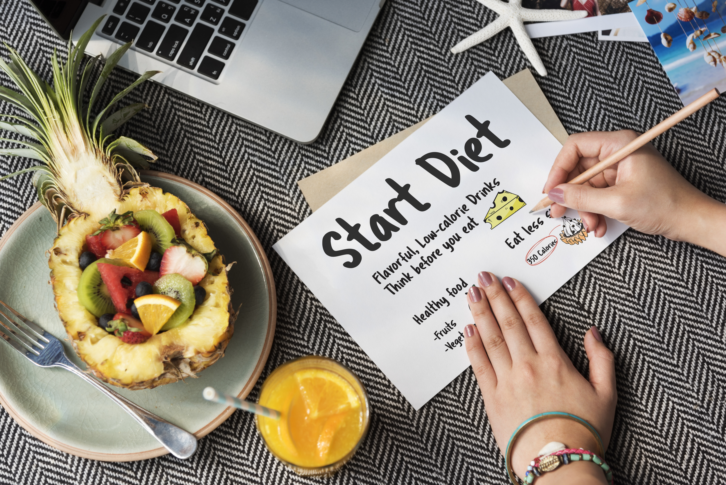 start diet and working out for a healthy weight loss journey for beginners